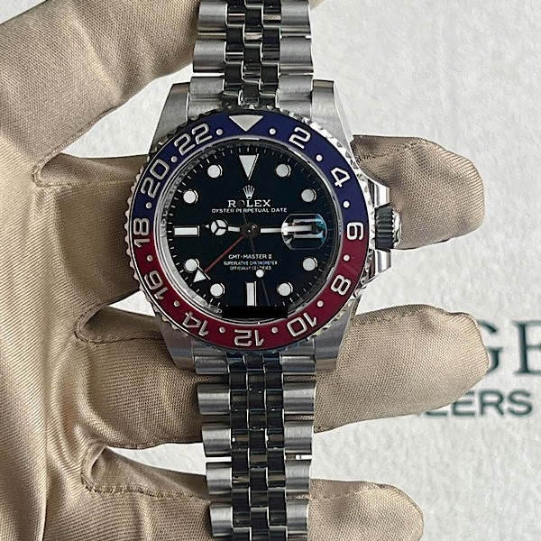 Rolex GMT Master II "Pepsi" on Jubilee Bracelet