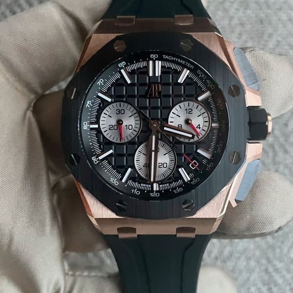 Audemars Piguet Royal Oak Offshore Rose Gold  Black Dial