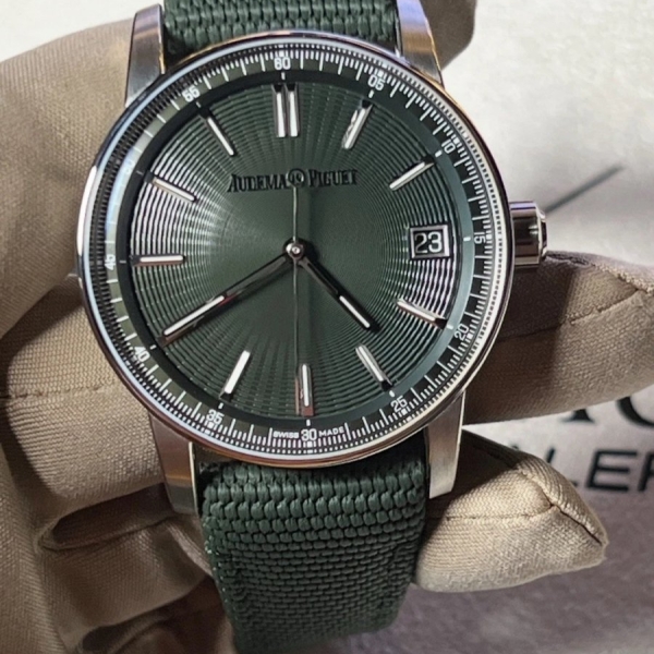 Audemars Piguet Stainless Steel Green Dial Code