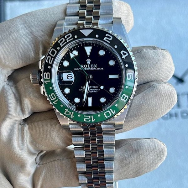 Rolex GMT Master II "Sprite" on Jubilee Bracelet